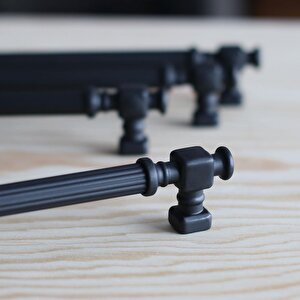 Talas Mat Siyah Çizgili Metal Kulp 192 Mm 19.2 Cm Mutfak Dolap Çekmece Mobilya Dolabı Kapak Kulpları Kulb