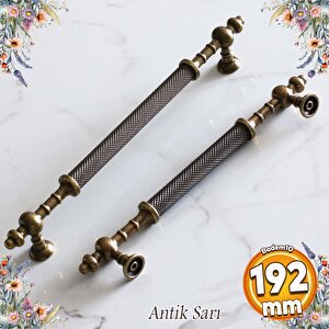 Ladin Antik Sarı Metal Kulp Kulpu 192 Mm Mobilya Çekmece Mutfak Dolabı Dolap Kapak Kulpları Kulbu