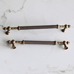 Ladin Antik Sarı Metal Kulp Kulpu 192 Mm Mobilya Çekmece Mutfak Dolabı Dolap Kapak Kulpları Kulbu
