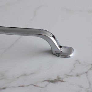 Zümre Krom Metal Kulp 160 Mm-16 Cm Mobilya Çekmece Mutfak Dolabı Dolap Kapak Kulpları Kulbu Kulpu