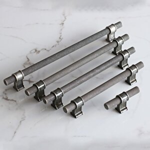 Hisar Eskitme Antik Gümüş Metal 192 Mm Mobilya Mutfak Çekmece Dolap Dolabı Kulpu Kulbu Kulpları