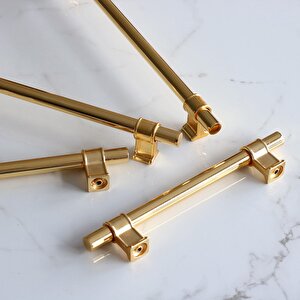 Hisar Altın Gold Düz Metal Kulp Kulpu 192 Mm Çekmece Mobilya Mutfak Dolabı Dolap Kulpları Kulbu