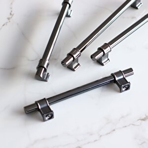 Hisar Füme Düz Metal Kulp Kulpu 192 Mm Mobilya Çekmece Mutfak Dolabı Dolap Kulpları Kulbu
