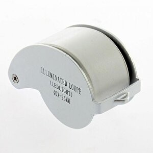 Mini 40x25mm Takı Büyüteç Cep Büyüteç Teftiş Elmas Pullar Madeni Kontrol Lup Mg21011