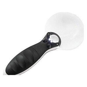 Kontrolü Için 10x 20x 2 Led Işıklı El Büyüteç