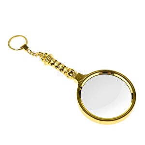 X90mm Tüm Metal Altın Renkli Hediye Büyüteç Optik Lensler Ile Çinko Alaşım Metal Çerçeve