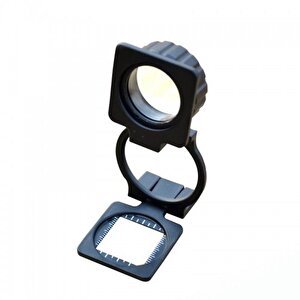 Tekstilciler Için  Kumaş Kontrolü Büyüteç Katlanan Metal 15x Büyütme