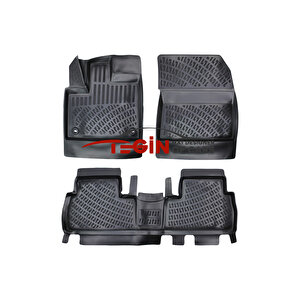 Citroen Berlingo Feel Paket 2019 3d Havuzlu Paspas Siyah