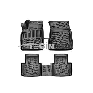 Mitsubishi Outlander Usa 3d Havuzlu Paspas 2023 Siyah