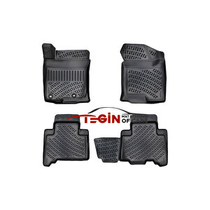 Toyota Land Cruiser Prado J150 3d Havuzlu Paspas 2019 Siyah