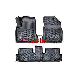 Citroen C4 Grand Picasso 7 Koltuk 2006-2013 3d Havuzlu Paspas Siyah