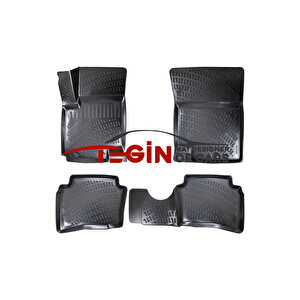 Kia Soul 2011 3d Havuzlu Paspas Siyah