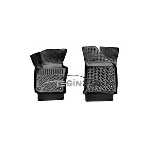 Volkswagen Caddy Panelvan (2 Parça) 3d Havuzlu Paspas 2005 Siyah