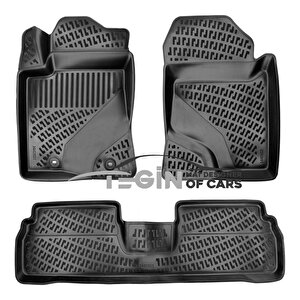 Toyota Verso 3d Havuzlu Paspas 2003-2009 Siyah