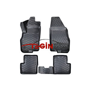 Fiat Punto Evo 2012 3d Havuzlu Paspas Siyah