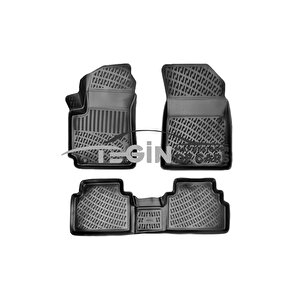 Kia Soul 2023 3d Havuzlu Paspas Siyah