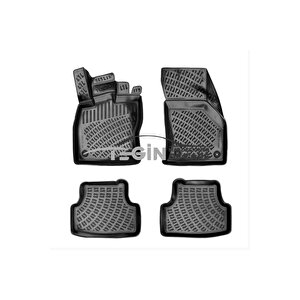 Audi A3 2020 3d Havuzlu Paspas Siyah