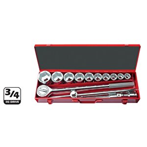 C30-14mh4 14 Parça 3/4’’ 6 Köşe Lokma Takımı