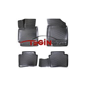 Kia Rio 2013 3d Havuzlu Paspas Siyah