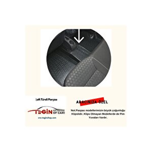 Fiat Egea Sedan 2016 3d Havuzlu Paspas Siyah