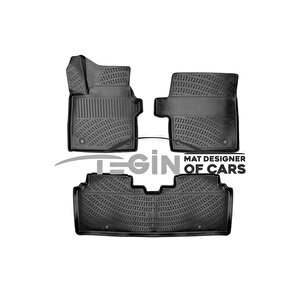 Kia Ev6 2023 3d Havuzlu Paspas Siyah