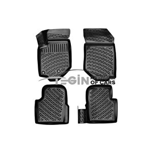 Citroen C4 2023 3d Havuzlu Paspas Siyah