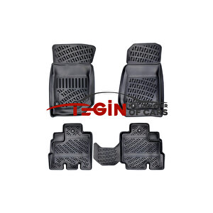 Jeep Wrangler Unlimited Jk 4-kapı 2014 3d Havuzlu Paspas Siyah