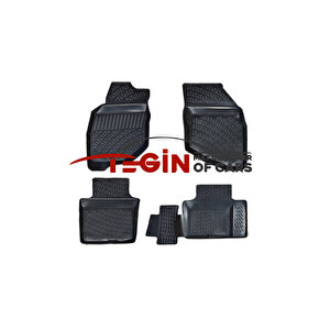 Honda City 2002-2008 3d Havuzlu Paspas Siyah