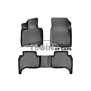 Hyundai Santa Cruz Usa 2023 3d Havuzlu Paspas Siyah