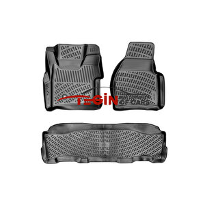 F250/f350/f450/f550 Usa 2010 3d Havuzlu Paspas Siyah