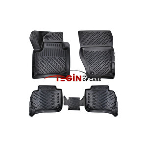 Volkswagen Touareg 3d Havuzlu Paspas 2019 Siyah