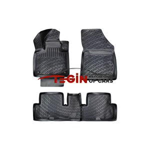Citroen C4 Picasso 2023 3d Havuzlu Paspas Siyah