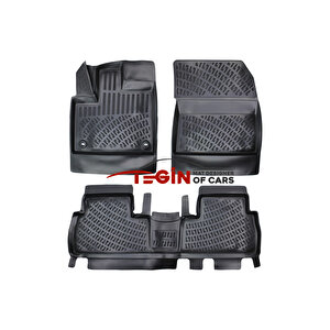 Peugeot Rifter Skypack Paket 3d Havuzlu Paspas 2023 Siyah