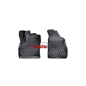 Peugeot Bipper Panelvan (2 Parça) 3d Havuzlu Paspas 2009 Siyah