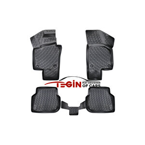 Volkswagen Jetta 3d Havuzlu Paspas 2011 Siyah