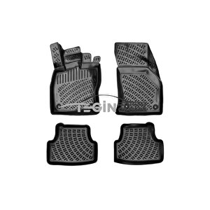 Audi A1 2023 3d Havuzlu Paspas Siyah