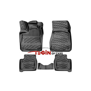 Smart Forfour ( Elektrikli ) 4 Kapı 3d Havuzlu Paspas 2015 Siyah