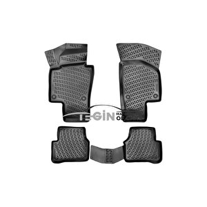 Volkswagen Passat Cc 3d Havuzlu Paspas 2008-2011 Siyah