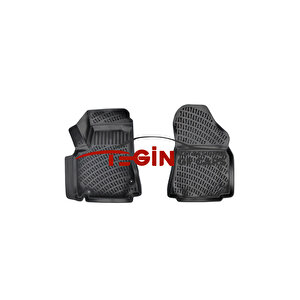 Citroen Berlingo Panelvan 2 Parça 2012 3d Havuzlu Paspas Siyah