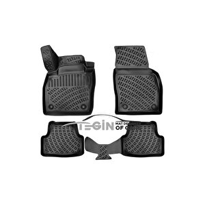 Seat İbiza V 3d Havuzlu Paspas 2022 Siyah