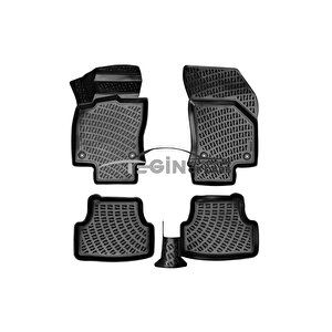 Audi Q2 2023 3d Havuzlu Paspas Siyah
