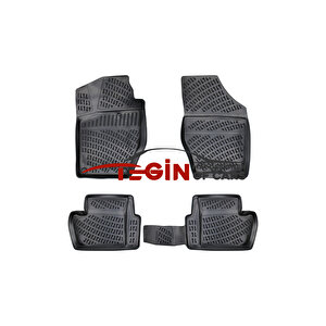Citroen C4 2011 3d Havuzlu Paspas Siyah