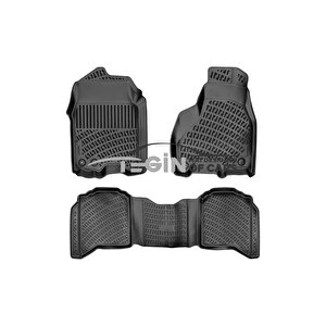 Dodge Ram Quad Cab Usa 2010 3d Havuzlu Paspas Siyah