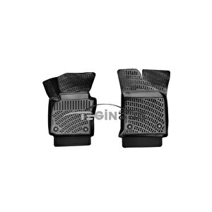 Volkswagen Caddy Panelvan (2 Parça) 3d Havuzlu Paspas 2019 Siyah