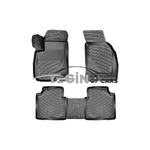 Hyundai Santafe 2001 3d Havuzlu Paspas Siyah