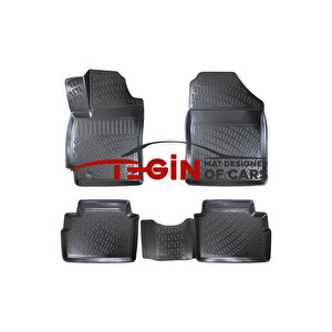 Hyundai Elantra 2015-2020 3d Havuzlu Paspas Siyah