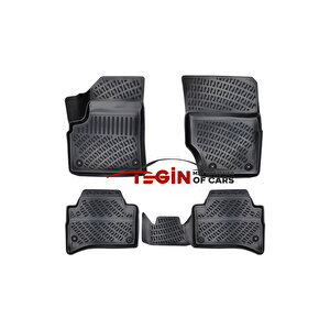 Porsche Cayenne 3d Havuzlu Paspas 2006 Siyah