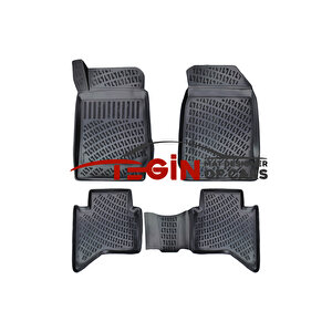 Isuzu D-max 2020 3d Havuzlu Paspas Siyah