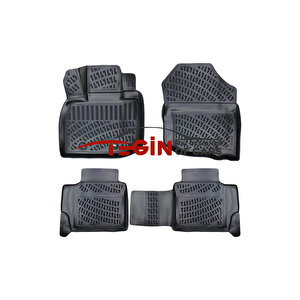 Honda City 2009-2013 3d Havuzlu Paspas Siyah