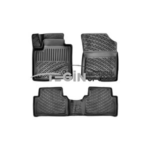Kia Sorento Hybrit 2022 3d Havuzlu Paspas Siyah